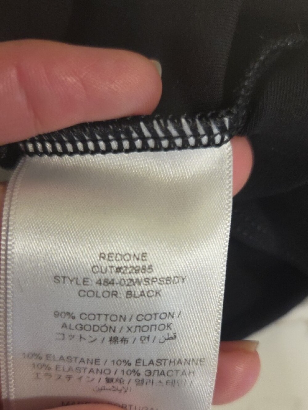 Re/Done Black Bodysuit - Picture 5 of 5